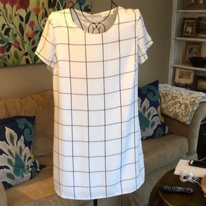 White shirt dress